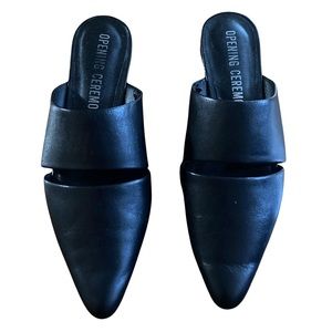 Opening Ceremony Livre Black Mules Size 38 $222